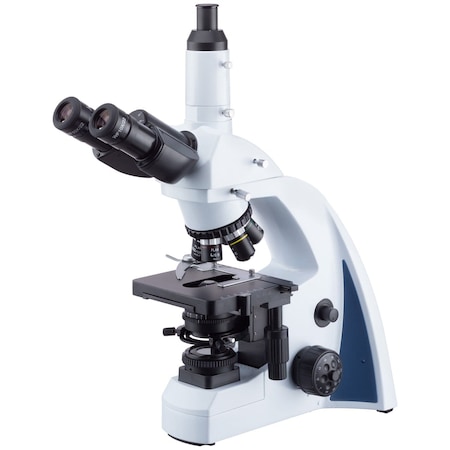 Amscope 40X-1000X Plan Infinity Compound Microscope With LED Koehler Illumination & Quintuple Nosepiece T670Q-PL